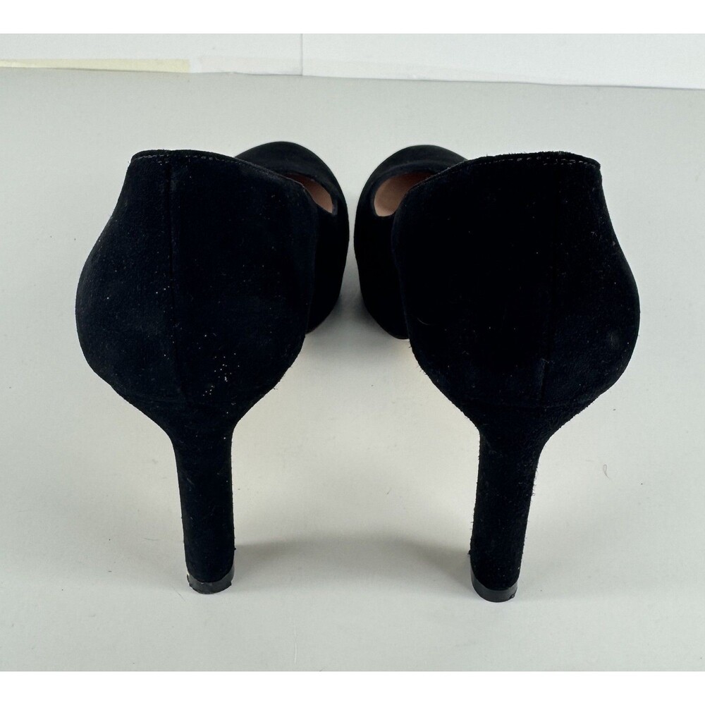 Stuart Weitzman Larsa Suede Platform Women's Black Pump US 7 - Picture 7 of 9